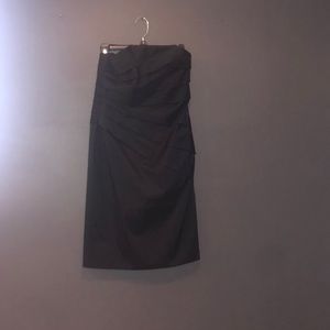 Black strapless dress | White House Black market